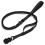 Heavy Duty Elastic Dog Leash No-Pull Reflective Shock-Absorbing Pet Large Black 1