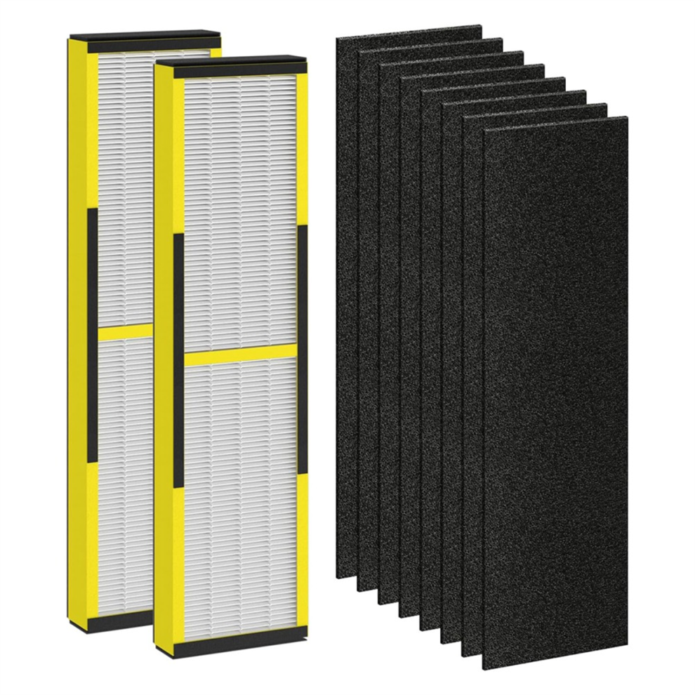 Flt4825 Replacement Filter For Germ Guardian Ac4825 Ac4850, 2 True + 8 Carbon Filters 4851992984252