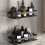 Bathroom Shelf Triangular Punch-Free Corner Suction Cup Tripod 3 Pcs 2