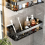 Bathroom Shelf Triangular Punch-Free Corner Suction Cup Tripod 3 Pcs 3