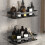Bathroom Shelf Triangular Punch-Free Corner Suction Cup Tripod 3 Pcs 6