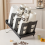 Porte-gobelet [double rangée] Ménage avec support pliable pour café, blanc 7