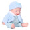 8 Inch Light SkinTone Baby Simulation Doll Play 5
