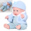 8 Inch Light SkinTone Baby Simulation Doll Play 11
