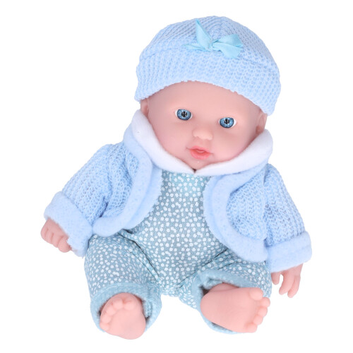 8 Inch Light SkinTone Baby Simulation Doll Play 1
