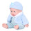 8 Inch Light SkinTone Baby Simulation Doll Play 4
