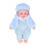 8 Inch Light SkinTone Baby Simulation Doll Play 1