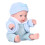 8 Inch Light SkinTone Baby Simulation Doll Play 8