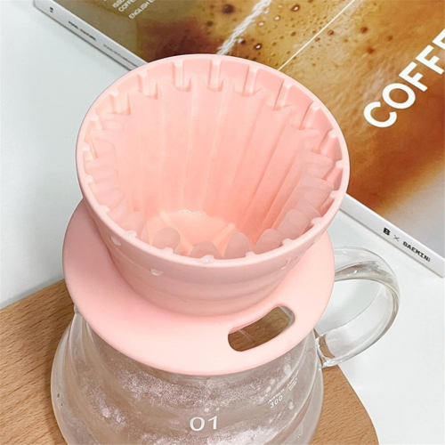 Silikon Faltbare Filter Tasse Tragbare Kaffee Kuchen D 1