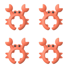 10pcs Pack Crab Shape Silicone Spatula Holder, Universal Rest, Multi-Functional Kitchen Tool