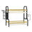 2-Tier Dish Drainer with Drainboard, Large Capacity Rack, Space- for Small Kitchen Countertops 7