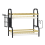 2-Tier Dish Drainer with Drainboard, Large Capacity Rack, Space- for Small Kitchen Countertops 1