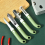 Kitchen Tool Set Fruit Knife, Scissors, and Vegetable Peeler, Bottle Opener Multi-Function Combination with Base B 3