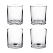 4 Stück transparente Bierbecher aus Glas für Bar KTV