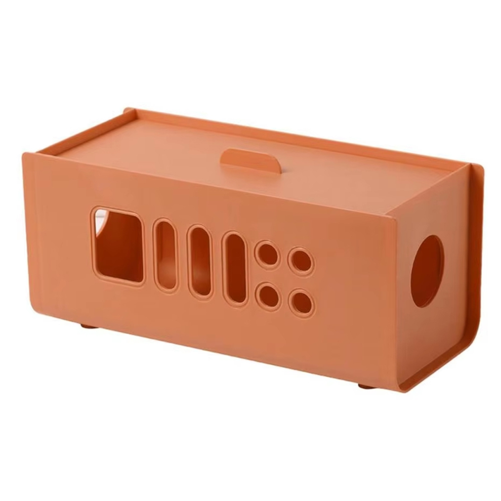 Cable Organizer Box For Desk - Electric Socket Storage, Power Cord Holder, Desktop Plug-In Board Management A 4851992986027