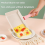 Breakfast Pot Wheat Rice Stone Nonstick Household Rectangular Omelet Smokeless Pan(22 cm) 4
