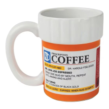 Keramik-Kaffeetasse, Modellierbecher für Medizinflaschen, Rezeptbecher, Keramik-Pillen-Neuheitsform