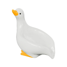 Cute Duck Shaped Soap Box, Ceramic Box with Drain Rack, Laundry Storage Tray