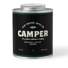 Kaffeebohnen-Aufbewahrungsdose, tragbar, lebensmittelecht, Weißblechbehälter, frisch haltende, atmungsaktive Blechdose für Camping und Zuhause A