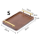 Wooden Tray Solid Wood Tea with Handle Household Storage S 6
