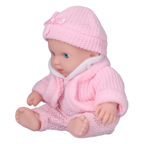8 Inch Light SkinTone Baby Simulation Doll Play 2