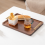 Wooden Tray Solid Wood Tea with Handle Household Storage S 3