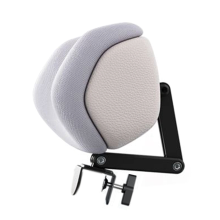 Verstellbare Memory Foam-Kopfstütze - Ergonomisches Nackenstützkissen mit flexibler Höhe und Winkel,
