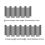 Wall-Mounted Coat Hanger Solid Wood Clothes Hook Door Rack Home Decoration Walnut 6 Hooks 7
