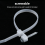 Nylon Cable Ties with Screw Hole - Self-Locking, Multi-Size Bundle Straps for Wire Organization, 7