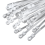 Nylon Cable Ties with Screw Hole - Self-Locking, Multi-Size Bundle Straps for Wire Organization, 1