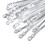 Nylon Cable Ties with Screw Hole - Self-Locking, Multi-Size Bundle Straps for Wire Organization, 8