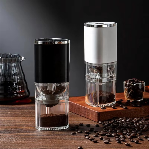 Portable Mini Coffee Grinder, Automatic Electric Mill,Stainless Steel Full-Automatic Bean Grinder B 2