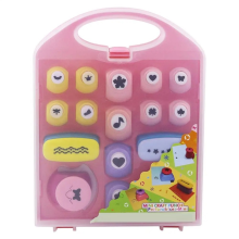 Craft Punches for Paper Crafts 3D Punch Set Educational Embossing Machine Scrapbook Punchers(Random Style)