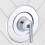 Replacement for T2901 Valve Trim Kit Chrome,Shower Handle 3