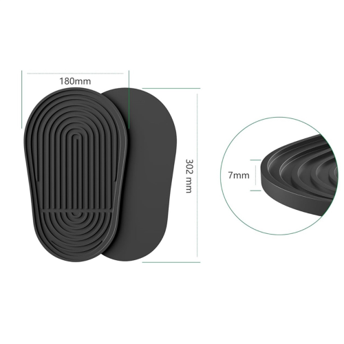 Dish Drying Mat, Silicone Mat Compatible for Duo, Underlay Protects the Kitchen Worktop 2