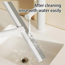 Floor Squeegee Scrubber Hair Sweeping Tool with 180 Degree Rotating Head Multifunctional Broom Home Wiper for Bathroom