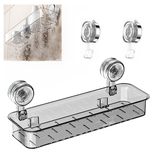 Support de rangement ondulé en acrylique pour douche et cuisine