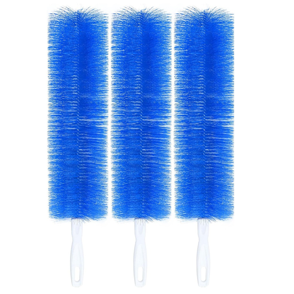 3 Pcs Cobweb Duster Bendable Fan Plastic Dust Cleaner Microfiber Head Ceiling Brush Reusable Dirt Remover For 4851992998969
