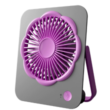 Portable Desk Fan USB Rechargeable Ultra-Thin 180 Tilt Folding Personal Quiet Handheld for Office