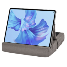 Support de tablette avec rangement pliable pour lit, genoux et bureau, angle réglable, coussin souple