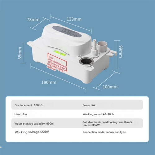 QS-100L Air Conditioning Condensate Drainage Pump Lifting Fully Automatic Water 1