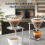 2Pcs Foldable Coffee Drip Holder Pour over Dripper Stand Aluminum Espresso Machine Support 5