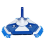 Pool Vacuum Head with Side Brush Universal Steering Handle & Rotatable Hose Adapter 5
