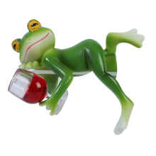 Figurines de grenouilles miniatures, décorations végétales pour pots, accessoires de décoration extérieure amusants
