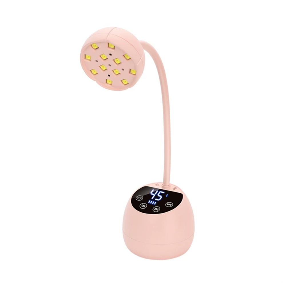 Exogio Pink M2 Desktop Phototherapy Lamp Wireless Storage Intelligent Nail Lotus Induction Dryer
