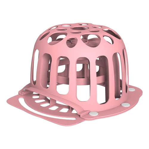 Hat Cleaning Cage Baseball Cap Rack Silicone Protector Curved Pink