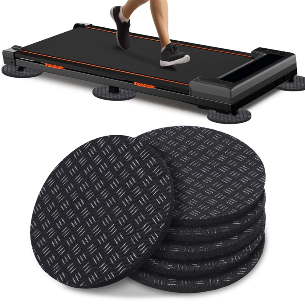 6Pcs Non-Slip Walking Pad Mat,Noise Reduction Exercise Equipment Mat For Under Treadmill & Bike Machines Exogio
