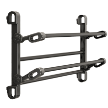 Porta pantofole senza fori, portascarpe posteriore da parete, scaffale multifunzionale per bagno, portaoggetti pieghevole