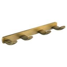 Mensola da bagno in bronzo, mensole in lega di alluminio con ganci, porta shampoo, portaoggetti da cucina, gancio portachiavi