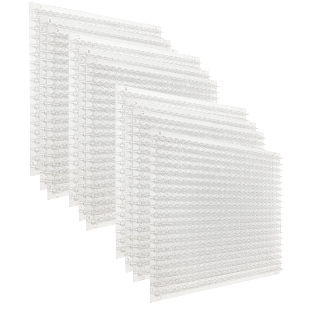 Exogio 10 Pack Scat Mat For Cats With Spikes, Cat Repellent Deterrent Indoor, Training Pads Keep Dogs And Off Couch